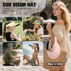 YANIKY Sun Visor for Women Wide Brim Summer UPF50+ UV
