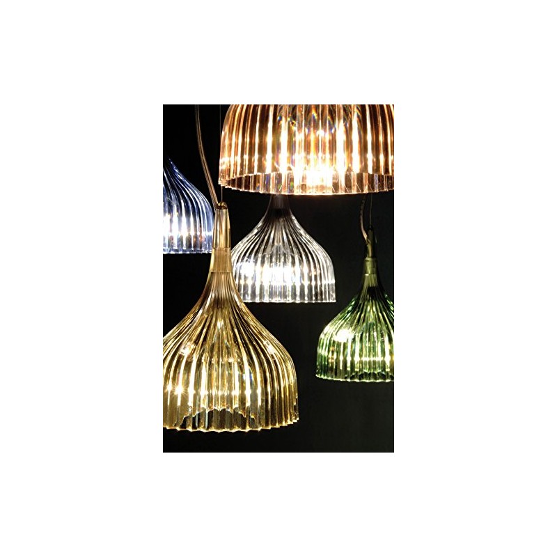 Kartell 09040Q8 E Lamp, E14, Black