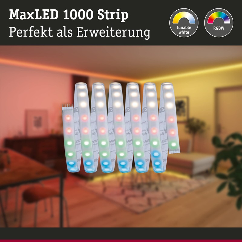 Paulmann 70530 MaxLED 1000 LED Strip RGBW Single Strip IP44