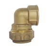 SOMATHERM FOR YOU - Female Elbow Brass for D25 PE