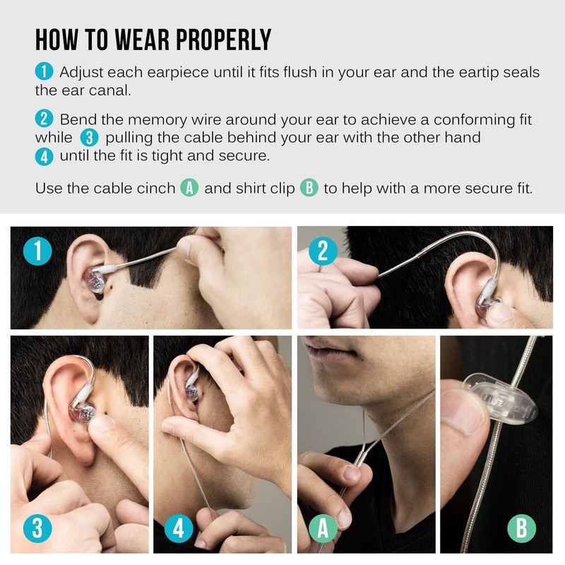 MEE audio - M6 PRO 2nd Generation Universal-Fit Noise-Isolating Musicians'