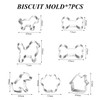 7 Pieces Puppy Theme Molds, Stainless Steel Molds, Creative Cookie