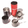 Cafflano Klassic : All-in-1, Drip Kettle+Grinder+Permanent Stainless Filter Dripper+Double-wall Tumbler,