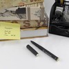 Fengtaiyuan 07P18x6, Black Gel Ink Rollerball Pens - Comfortable Non-Slip