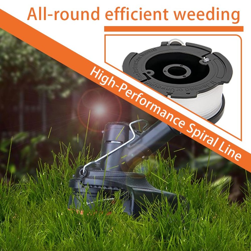 Strimmer Spool,Replacement Strimmer Line,Replacement Spool Caps,ompatible with Black Decker Replace