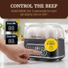 Elite Gourmet Digital Egg Cooker, 6 Egg Capacity, Soft/Medium/Hard Boiled,