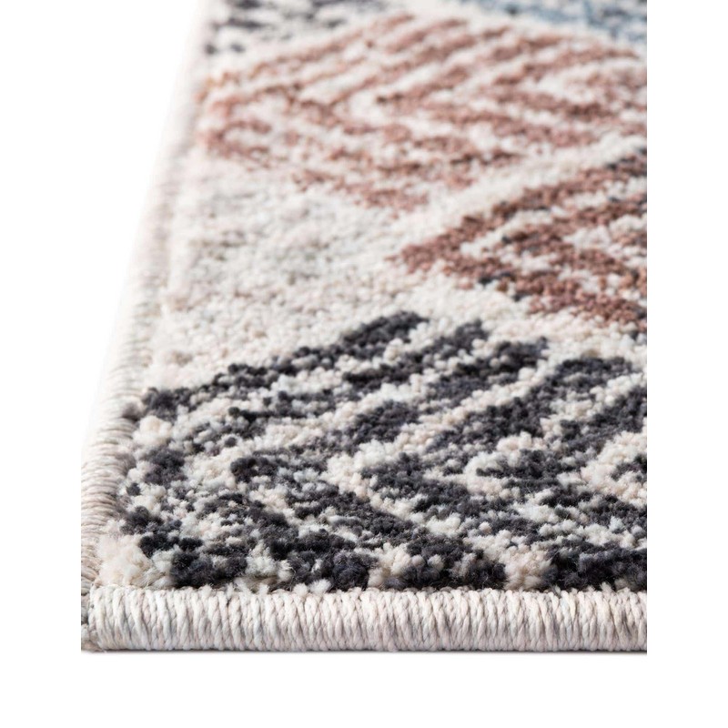Unique Loom Eco Trellis Collection Area Rug - Osage (Rectangular