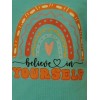 JustAskJoyce Collection T-Shirt, Separate, Believe In Yourself Imprint Design T-Shirt,