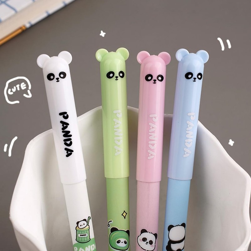 Erasable Pens- 4pcs Eraser Pen Rub Out Pen with 20pcs