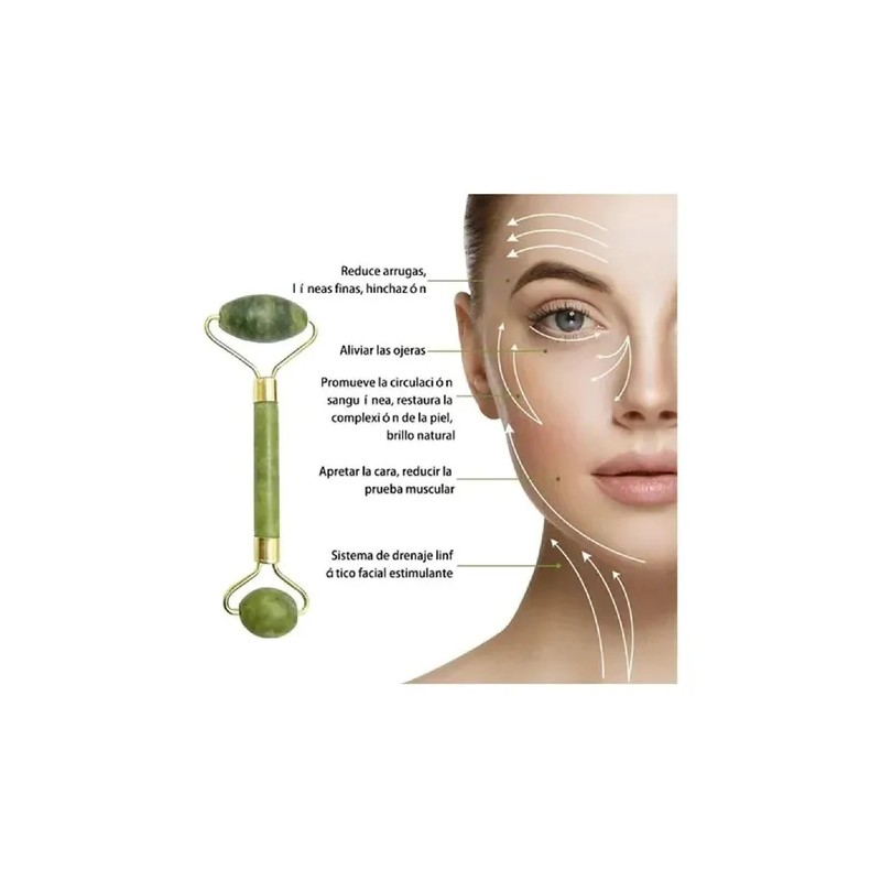 Serum 24k Goldzan + Rodillo Facial D Jade + Diadema