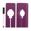 PATIKIL Clothes Dividers for Hanging Clothes, 8 Pack Rectangle Clothing
