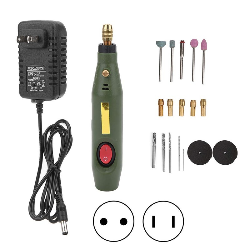 Mini Drill Multifunction Tool Mini Grinder Rotating Tool Set for