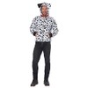 Men's Dalmatian Hoodie Costume, Multi, Small/Medium