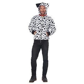Men's Dalmatian Hoodie Costume, Multi, Small/Medium