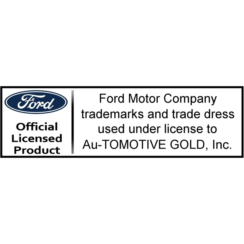 Au-TOMOTIVE GOLD Laser Etched Logo Stainless Steel License Plate Frame