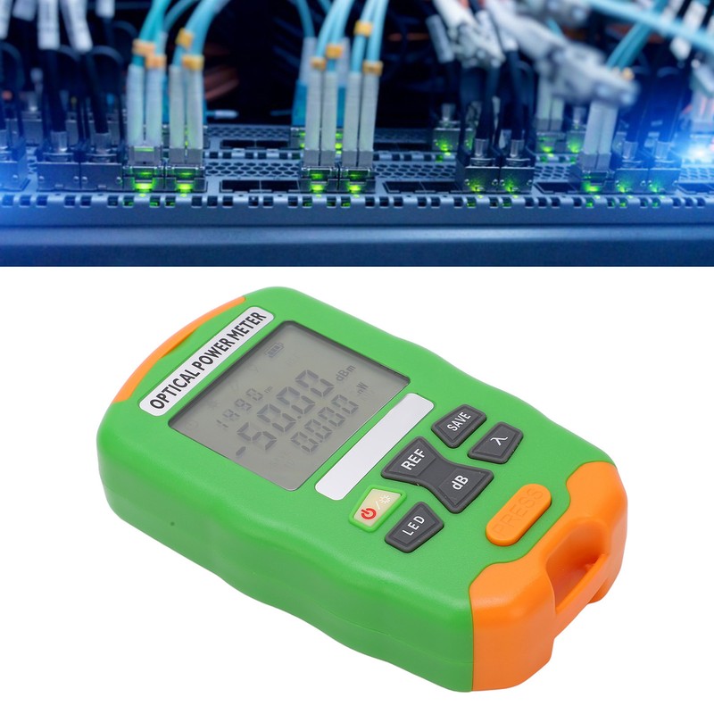 Optical Power Meter with USB Cable Mini Rechargeable Fiber Optic