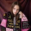 Inmedioor Friend Blanket Friendship Throw Blankets for Women,Inspirational Friendship Gift