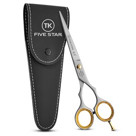TK Five Star Tornado Premium 6,5" Razor-Edge Hairdressing Barber Hair Cutting Scissor for Women Men Professional Hairdressers Salons and Children for Fine Thick Hair Micro-Toothed Shear