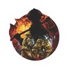 Vinyl Junkie Graphics Firefighter with Flame Sticker/Decal