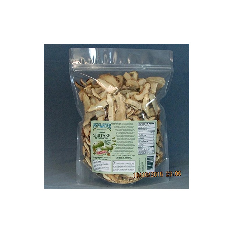 SHIITAKE Mushroom 6oz Dried Sliced Premium Quality