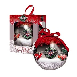 The Great British Motor Car Christmas Bauble Mini, Morris Minor, E-Type, MGB, Landrover