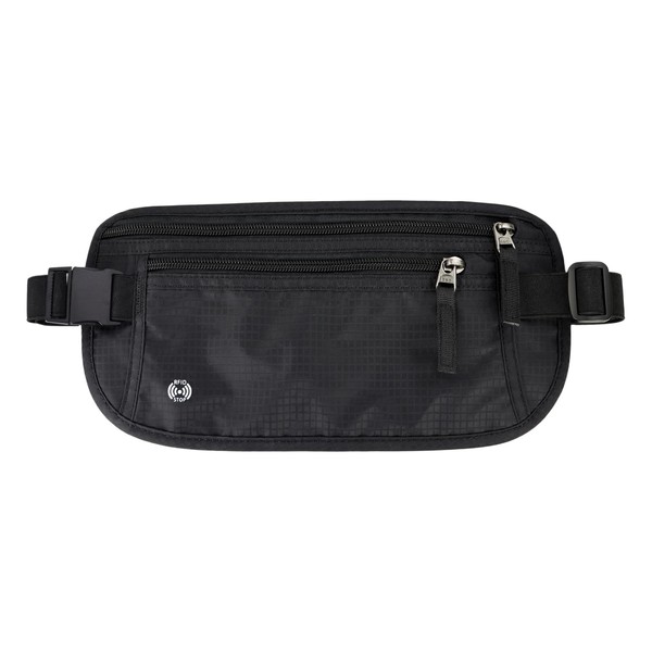 FuninCrea Waterproof Hidden Money Belt for Travel, Anti-Theft Belt Bag