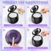 45kHz 210ml Ultrasonic Dental Cleaner For Aligners, Night Guards, Dentures,
