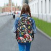 JHKKU Kids Backpack for Boys Girls Bookbags Colorful Exotic Birds