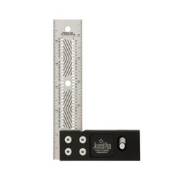 JESSEM 8” Stainless Steel Precision Square - Durable, Accurate, Premium Tool for Woodworking & Metalworking