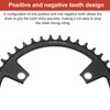 sourcing map 110BCD Bike Chainring 44T 7/8/9/10/11 Speed 184mm Dia,