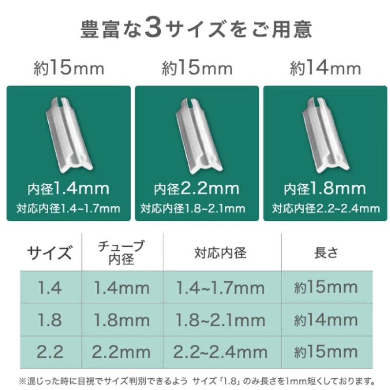 RIRAI Grafting Clips, Each Size, 30 Pieces (Total 90 Pieces),