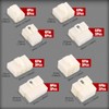 Hilitchi 6.3MM Electrical Automotive Wire Connectors Male Female Socket Plug