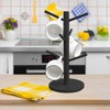 SUEOUX Kaffeetassenhalter, Tassenhalterbaum mit 6 Asthaken, Tassenständer Tassenhalter stehend für