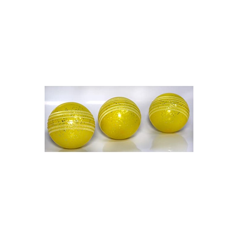 3 X Soft & Safe Glitter Cricket Balls For outdoor