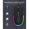 seenda Maus mit Kabel, PC Computermaus mit Kabel, 1600 DPI