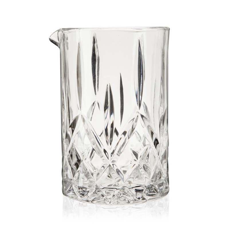 Viski Crystal Cocktail Mixing Glass - Cocktail Pitcher Mixing Glass