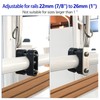 2 PCS Stainless Steel Rail Mount Boat Pulpit Staff, boat