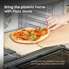 ROCKSHEAT Pizza Stone, 15"x12" Rectangular Pizza Stone for Oven Grill