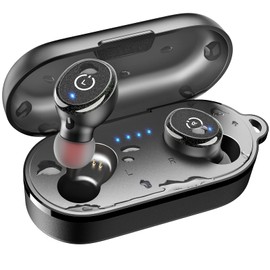 TOZO TOZO T10 (Classic Edition) Bluetooth 5.3 Wireless Earbuds with Wireless Charging Case IPX8 Waterproof Stereo Headphones in Ear Built in Mic Headset Premium Sound with Deep Bass, 32 Preset EQs via APP