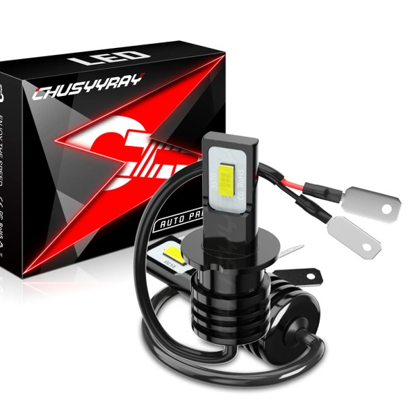 CHUSYYRAY For Toyota Corolla 2001-2004 H3 LED DRL Bulbs Fog