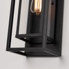 mirrea 18" Classic Outdoor Wall Sconce 1 Light in Matte
