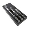 Steelman Pro 72-Tooth Extendable Flex-Head Ratchet Tool Set, 3-Piece (1/4,
