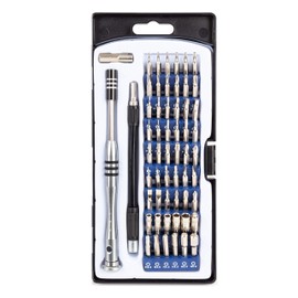 MaxWorks 80400 58pc Precision Screwdriver Set with 54 Magnetic Bits and Carry Case (for Electronic Devices)