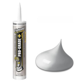 Titebond 10.1 Oz. Pro-Grade Plus Siliconized Acrylic Water-Based Caulk - Slate Gray
