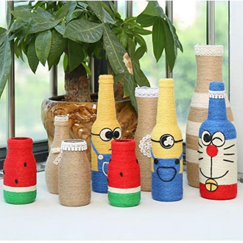 16 Rolls Colorful Twine String, Jute Twine,Twine String For Wrapping,