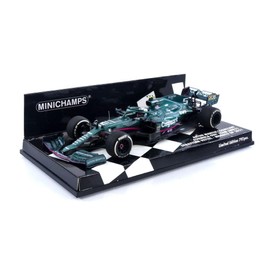 Minichamps 417210605 1:43 Aston Martin Cognizant Formula 1 Team AMR21-Sebastian Vettel-Monaco GP 2021 Collectible Miniature Car, Multicoloured