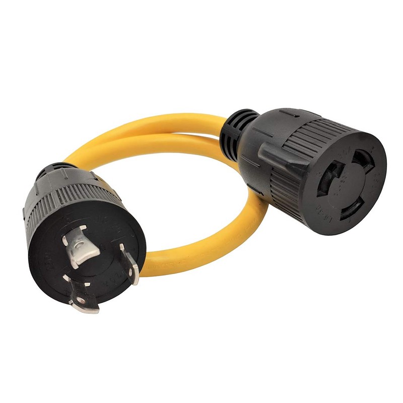 Parkworld 61797 NEMA L6-20P to L6-30R Adapter Cord, Twist Lock