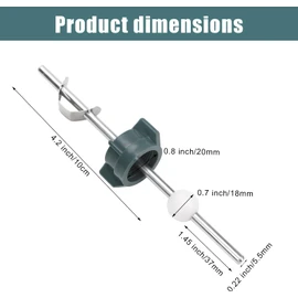 2 Pack Lavatory Pop Up Center Piece Assembly, Replacement Parts Bathroom Sink Drain Repair Kit Compatible with Price Pfister Pop Up Stopper and Other Popular Brands Replacement for PS2673