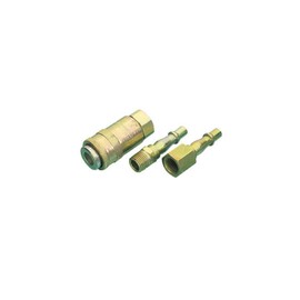 Draper 37844 Air Line Coupling Set, 1/4" BSP, 3 Pieces, Blue