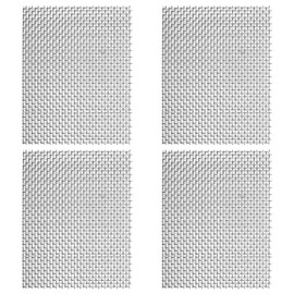 Stainless Steel Wire Mesh, 4 Pieces Filter Mesh Wire Mesh 20 Mesh Mesh Filter Screen Sheet 1 mm Fine Mesh for Doors Prevents Mice Insects and Snakes, 300 x 210 mm
